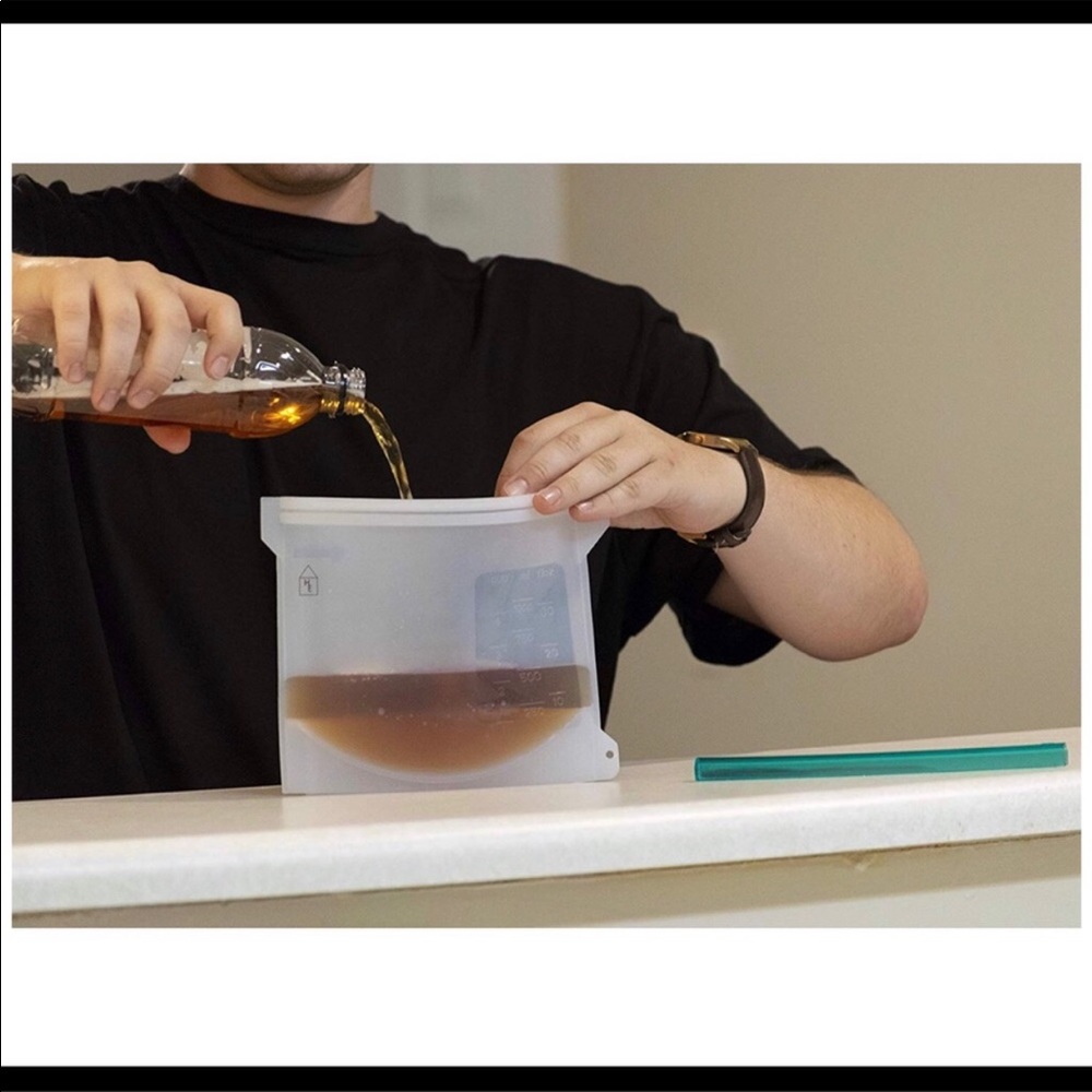 Reusable silicone food storage bags - Picture 5 of 6